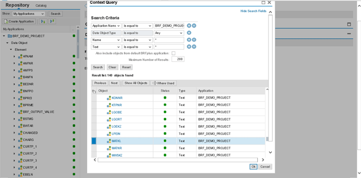Figure 12 — Select the object that will serve as the condition for executing the rule